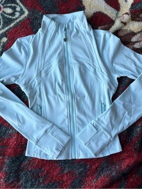 Baby Blue Lululemon define jacket size 4